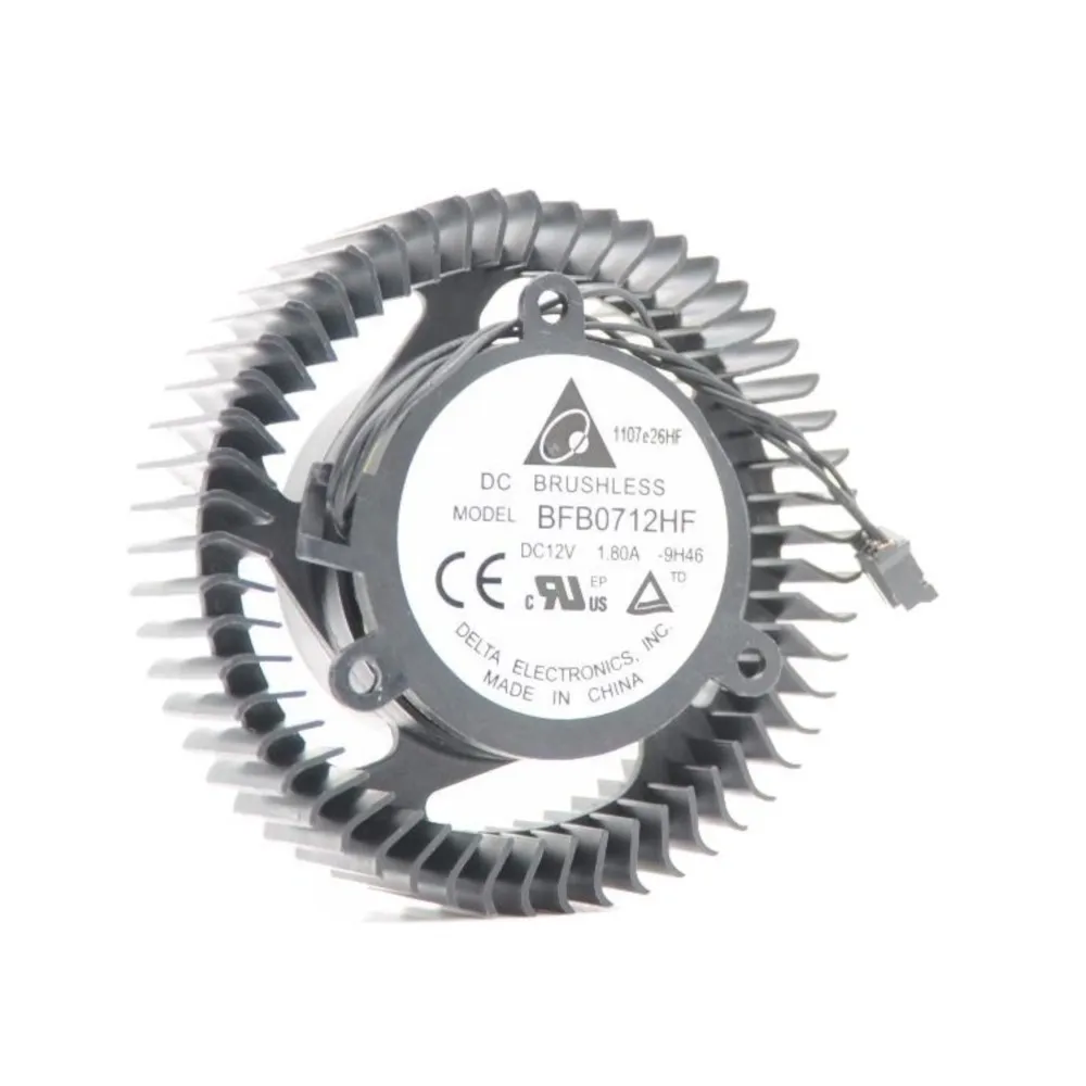 Original for delta BFB0712HF New original double ball pitch equilateral 38mm fan blade diameter 63mm 4P plug graphics card fan