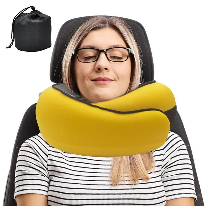 Soft Travel Pillow U Shaped Travel Healthcare Memory Foam Neck Cervical Airplane Pillow Travel Neck Cushion U Shaped  Pillow