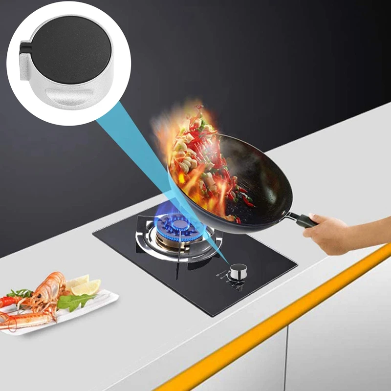 【Must-Haves】6 ชิ้นลูกบิดเตาเปลี่ยน 8 มม.D เพลาควบคุมสวิทช์ลูกบิดสําหรับหม้อหุงข้าวเตาอบแก๊ส Hob สวิทช์อะแดปเตอร์