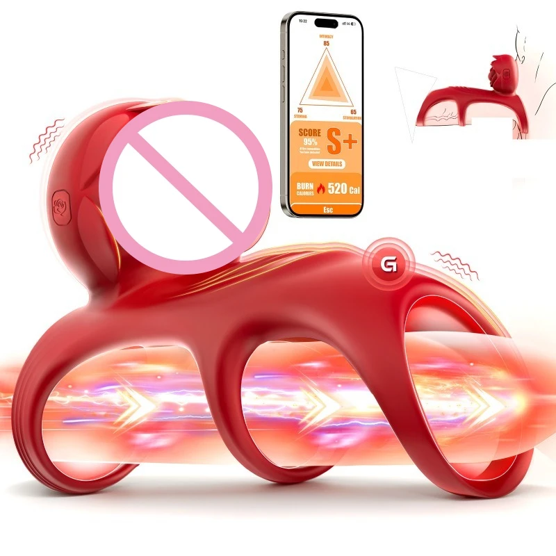 Sex Toys  Couple-shared Harder Stronger APP Control Adult Toy Body-safe Silicone Adult Sex Masturbator  Anal Plug Vaginal