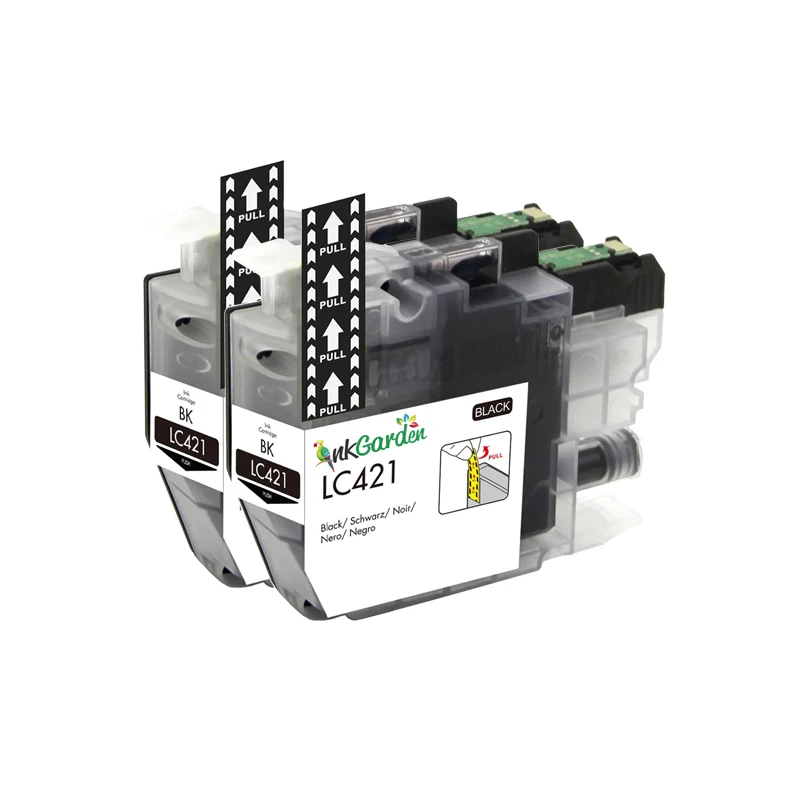 InkGarden, совместимый картридж высокой емкости LC421XL LC421 421XL для принтера Brother DCP-J1050DW MFC-J1010DW DCP-J1140DW