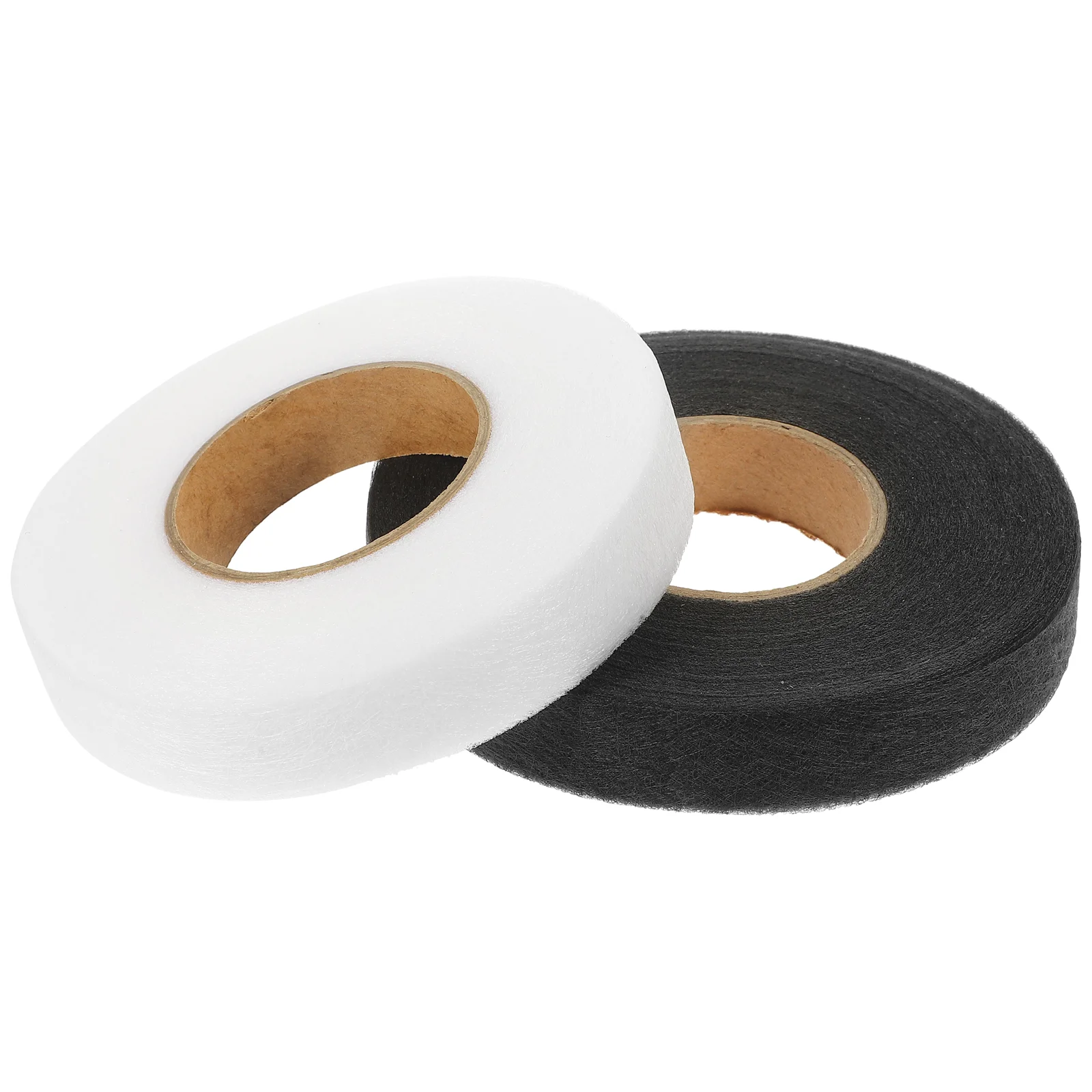 2 Rolls Clothing Adhesive Interlining Strong Bond Tape Iron-on No Sew Hemming for Clothes Non-woven Fabric Adhesives