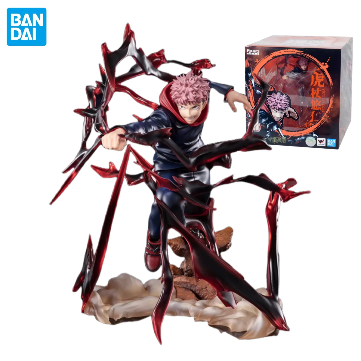 

In Stock BANDAI Original Figuarts ZERO Jujutsu Kaisen Itadori Yuji Black Flash Anime Figures Birthday Present Collectible Model