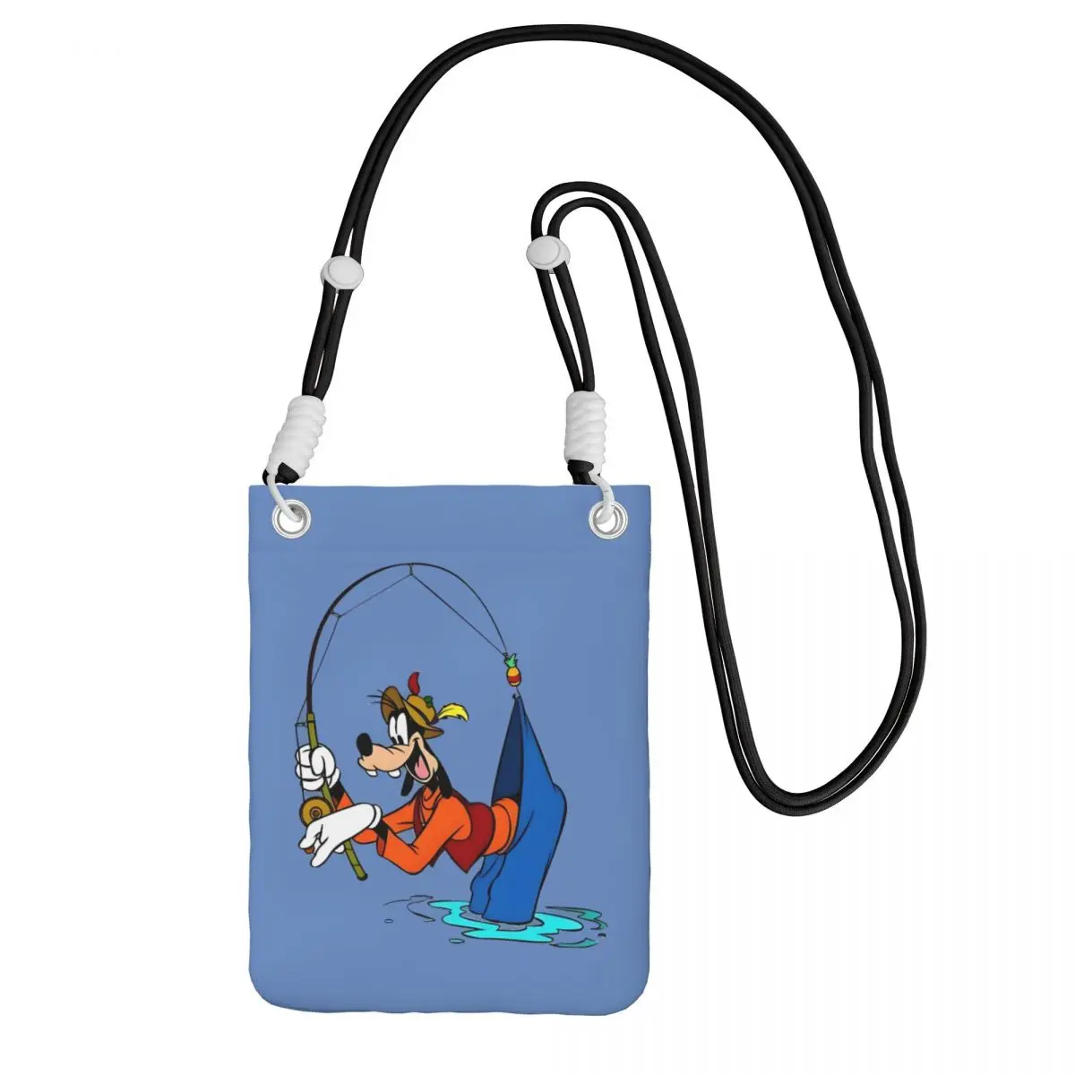 

Custom Goofy Smart Phone Wallet With Strap Cartoons Crossbody Bag Women Men Cycling Camping Mobile Phone Bag