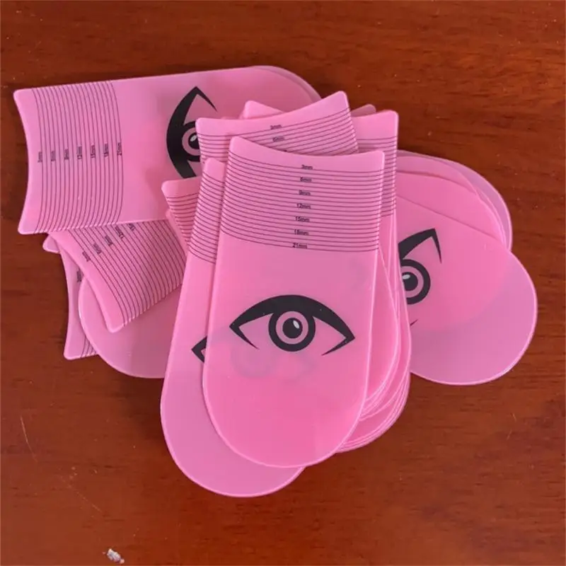 Eyelash Measuring Ruler Grafting Eyelash Measuring Ruler Eyelash Measuring Tool Eyelash Auxiliary Ruler Makeup Tool