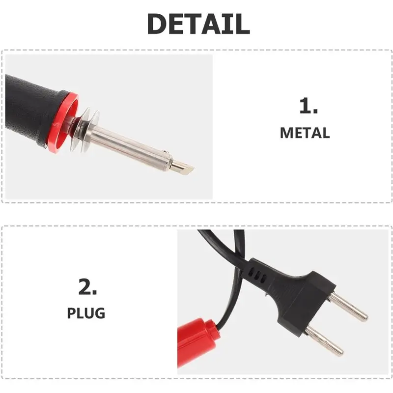 [NEWA76K!】 Carving And Soldering Kit Electric Soldering Iron Iron And Engineering Pen EU Plug