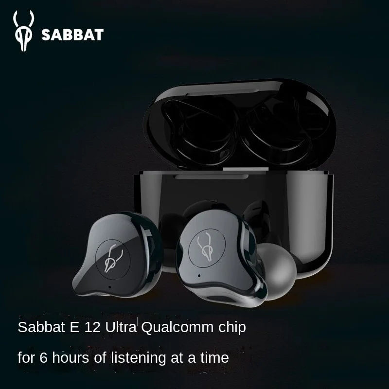 

Sabbat E12 Ultra APTX Bluetooth 5.2 Earphone True Wireless Earbuds TWS Stereo Sport Headset Waterproof Hifi Noise Reduction