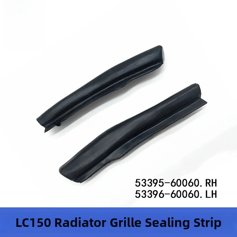 

1 пара уплотнительных лент для передней решетки и фар для Toyota Prado LC150 2010-2013, автомобильные запчасти и аксессуары, резиновые, черные