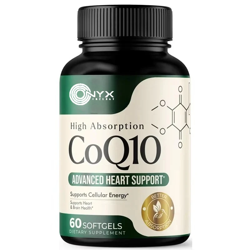 CoQ10 100mg Soft Capsules - Highly Absorbent, Antioxidant Promotes Heart Health and Cellular Energy Support 60 Capsules