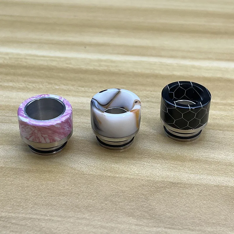 810 الفولاذ المقاوم للصدأ الراتنج بالتنقيط تلميح للأرنب الميت/كيلين/زيوس RTA خزان البخاخة vape الملحقات