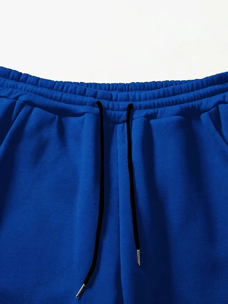 Men's Paris letter printed hoodie and drawstring sweatpants set