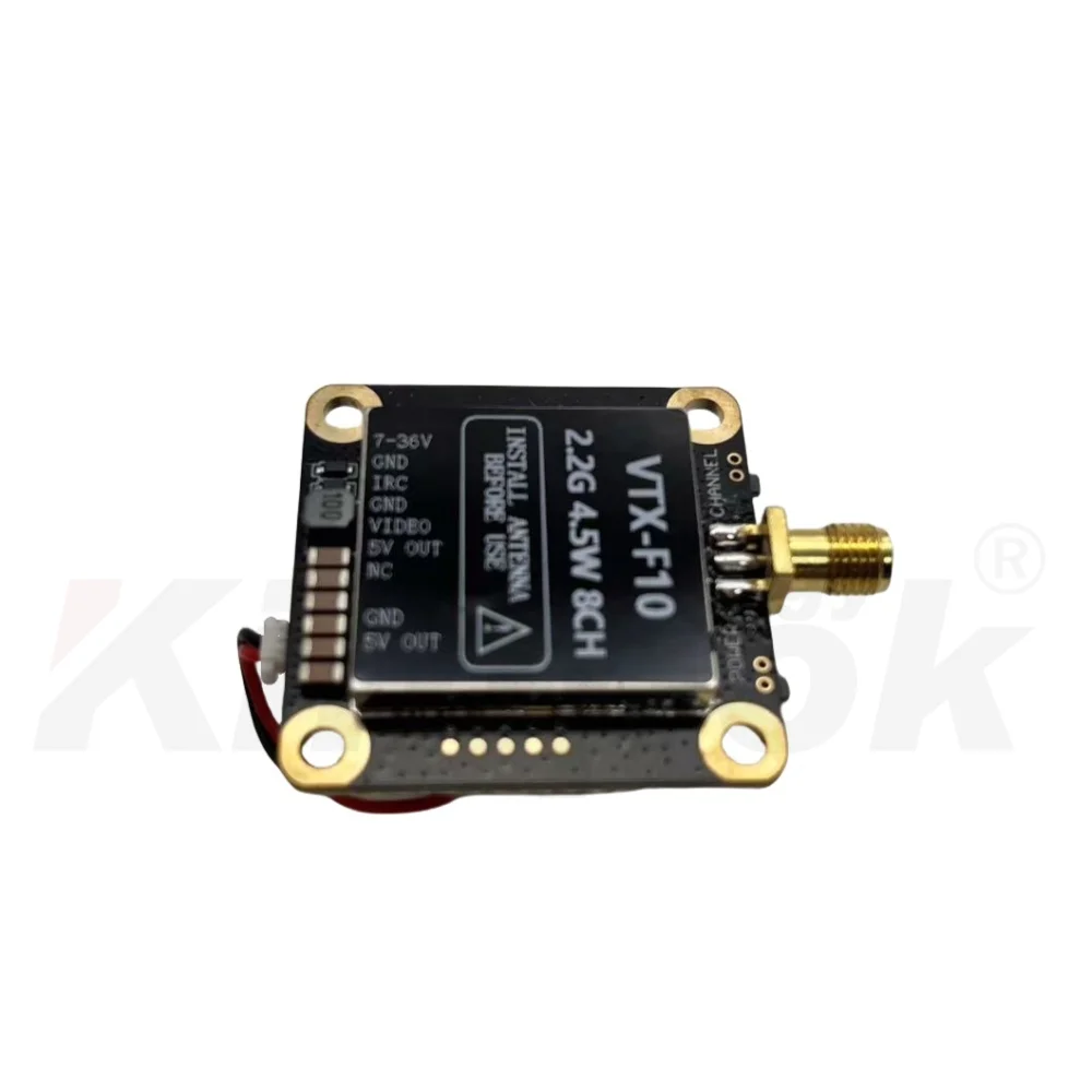 New 2.2G Transmission Transmitter for Drones 4.5W VTX Power Stable Image Enhanced Flying Experience