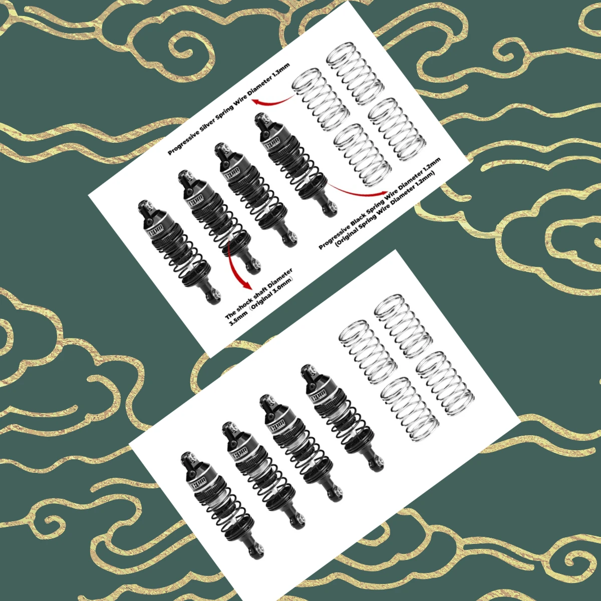 

GPM-TRAXXAS MINI SLASH, передняя и задняя часть, СПЛАВ, СПЛАВНЫЙ ПРУЖИННЫЙ АКЦИЯ, 6061-T6 СПЛАВ, 63мм