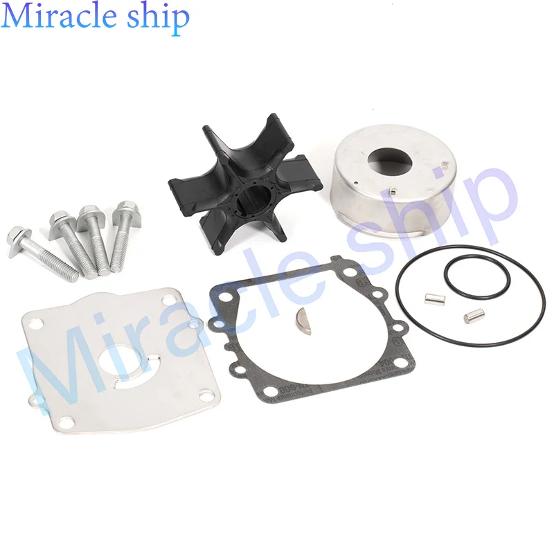 6N6-W0078 Water Pump Impeller Repair Kit For Yamaha 2-Stroke 115HP 130HP Outboard 6N6-W0078-00 6N6-W0078-01 6N6-W0078-02