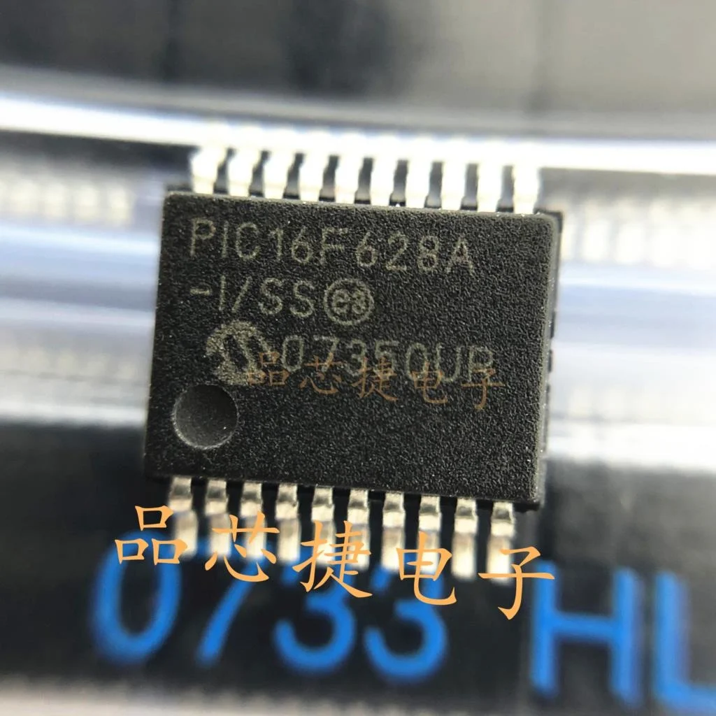 Nieuwe En Originele Mcu 8-Bit Ic Chip Pic16f628a-i/Ss Ssop-20, 2 Stuks, nieuwe En Originele Producten