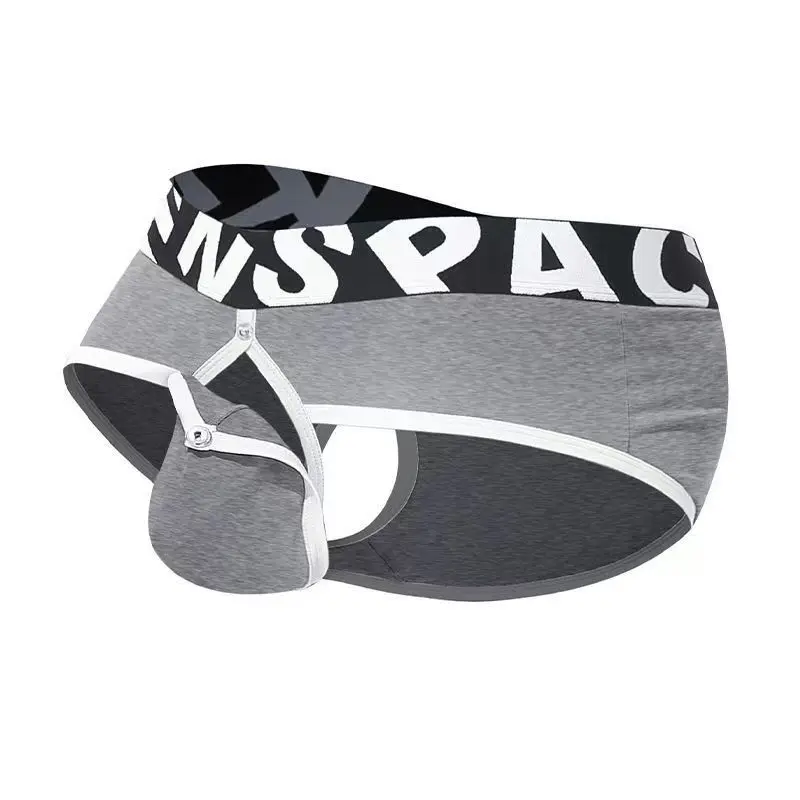 men's briefs with floral print fashionable and comfortable soft and casual sports underwear, mid waist simple men's triangl