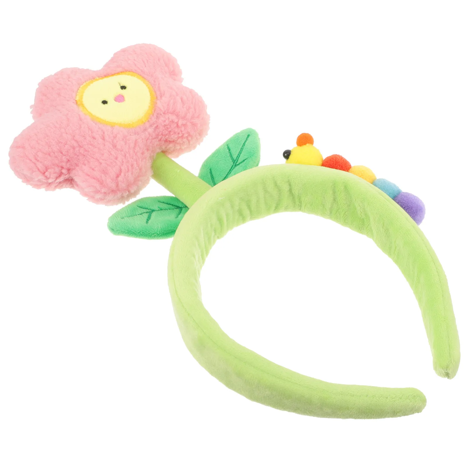Floral Embellished Wide Headband for Women Soft Fabric Hair Band for Skincare Makeup Face Washing Spa Daily Wear Gift Idea Sweet
