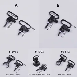 Tactical Mossberg 500 Remington 870 1100 Metal Quick Detachable Sling Swivels Adapter Set For Rifle Shotgun Express 20GA 12GA
