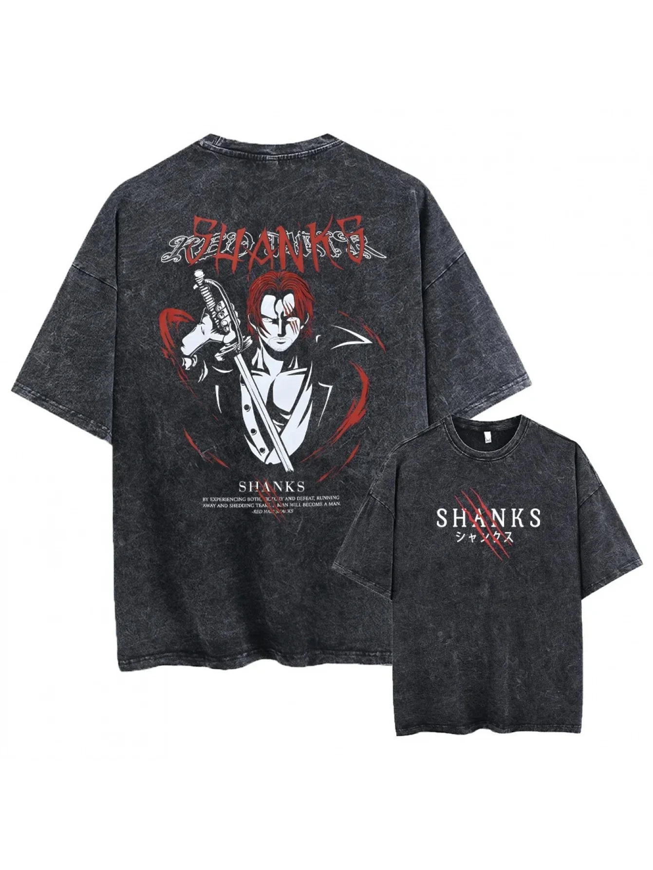 Nouveau T-shirt pour homme à manches courtes et col rond, motif rétro délavé, style Y2K, collection Printemps, best-seller, de la série Top et T-shirt.