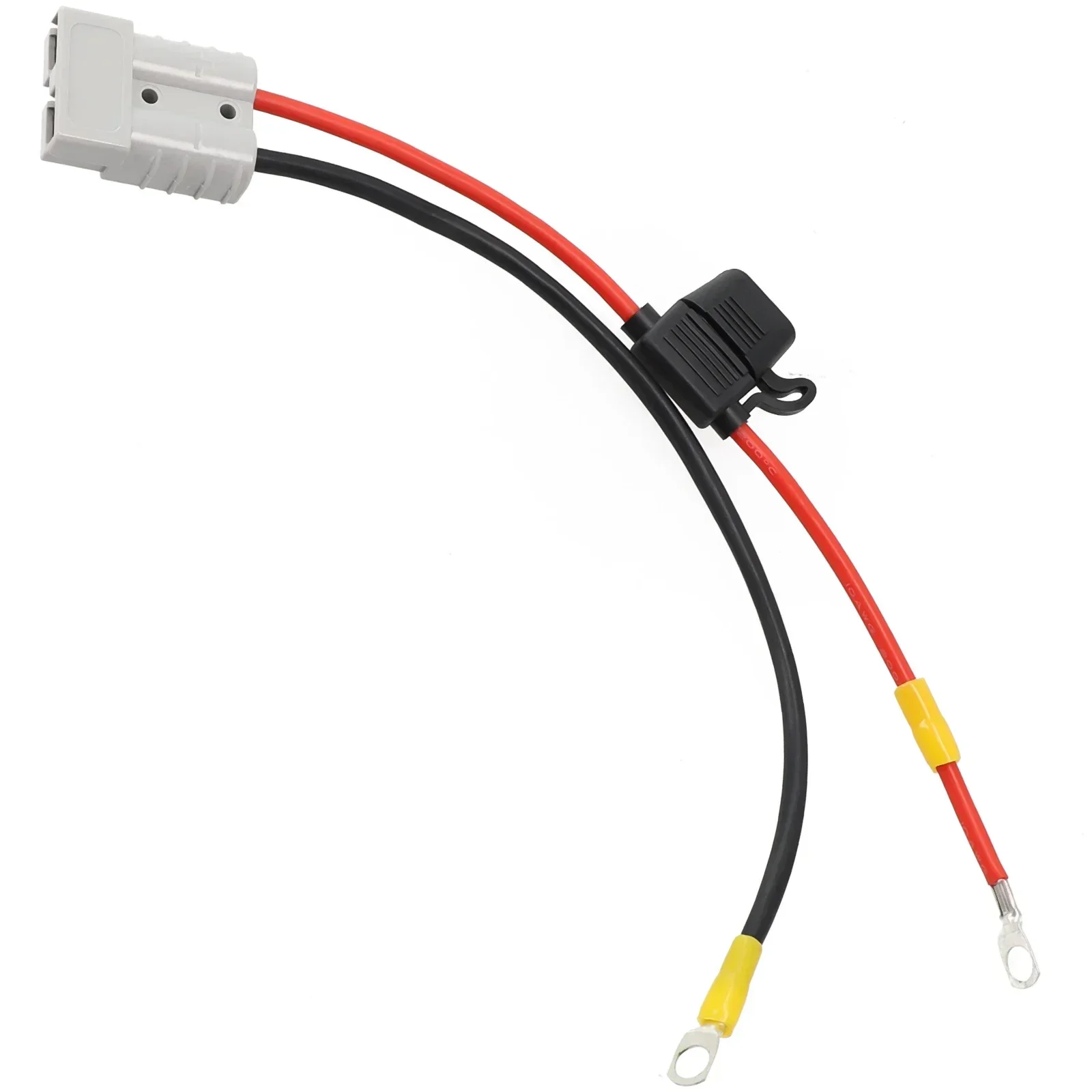 Connector Charging Cable Kit 30CM 50Amp Connector M8 Fuse For Power Supplies Electric Vehicles Material Handling Equipment