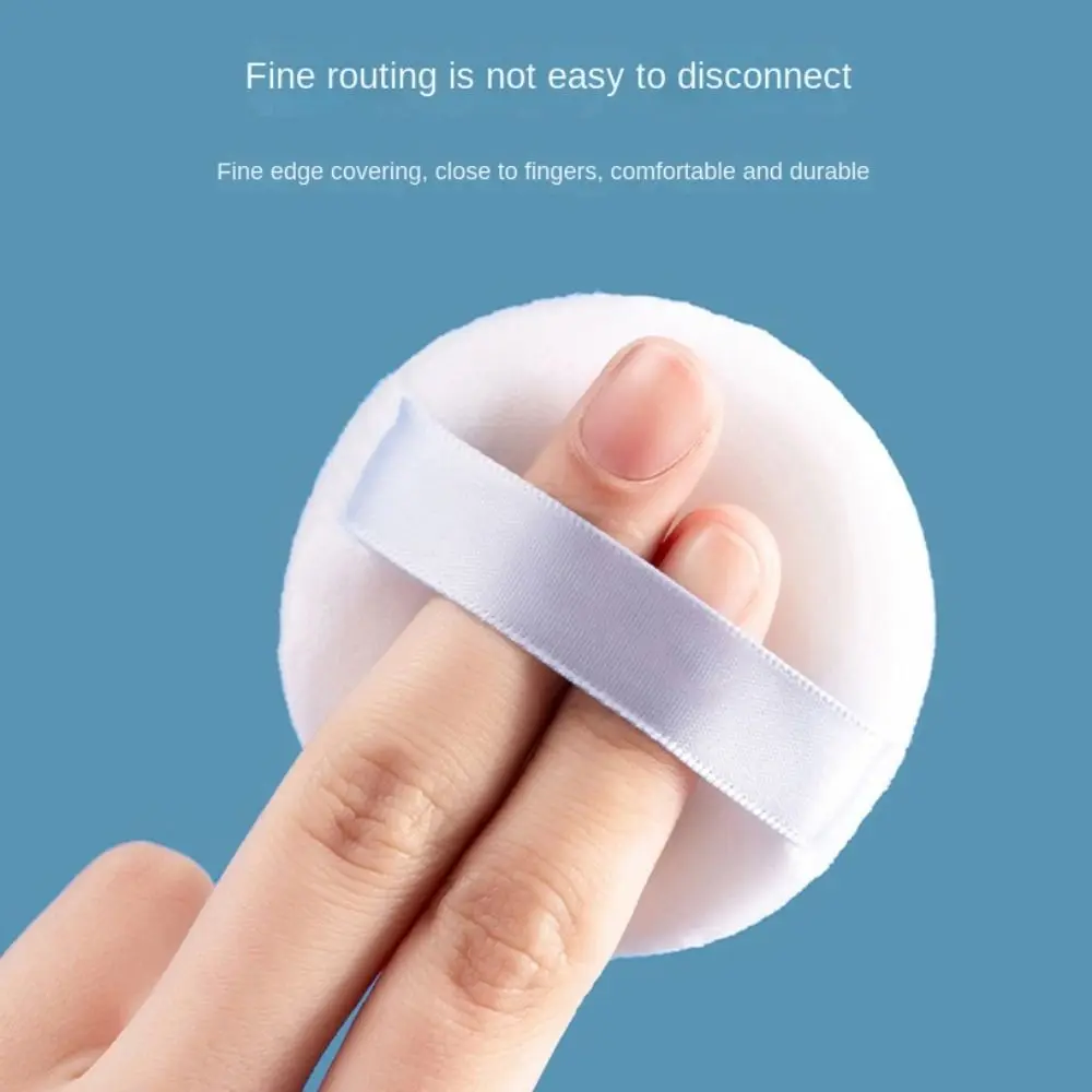 2/4/7pcs Soft Cosmetic Puff With A Box Round Shape Powder Puff Short Velvet Makeup Tool Foundation Sponge Women Beauty