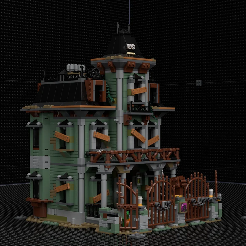 Medieval Castle Model Moc Building Bricks Haunted House Model Technology Modular Blocks Gifts Christmas Toys DlY Sets Assembly