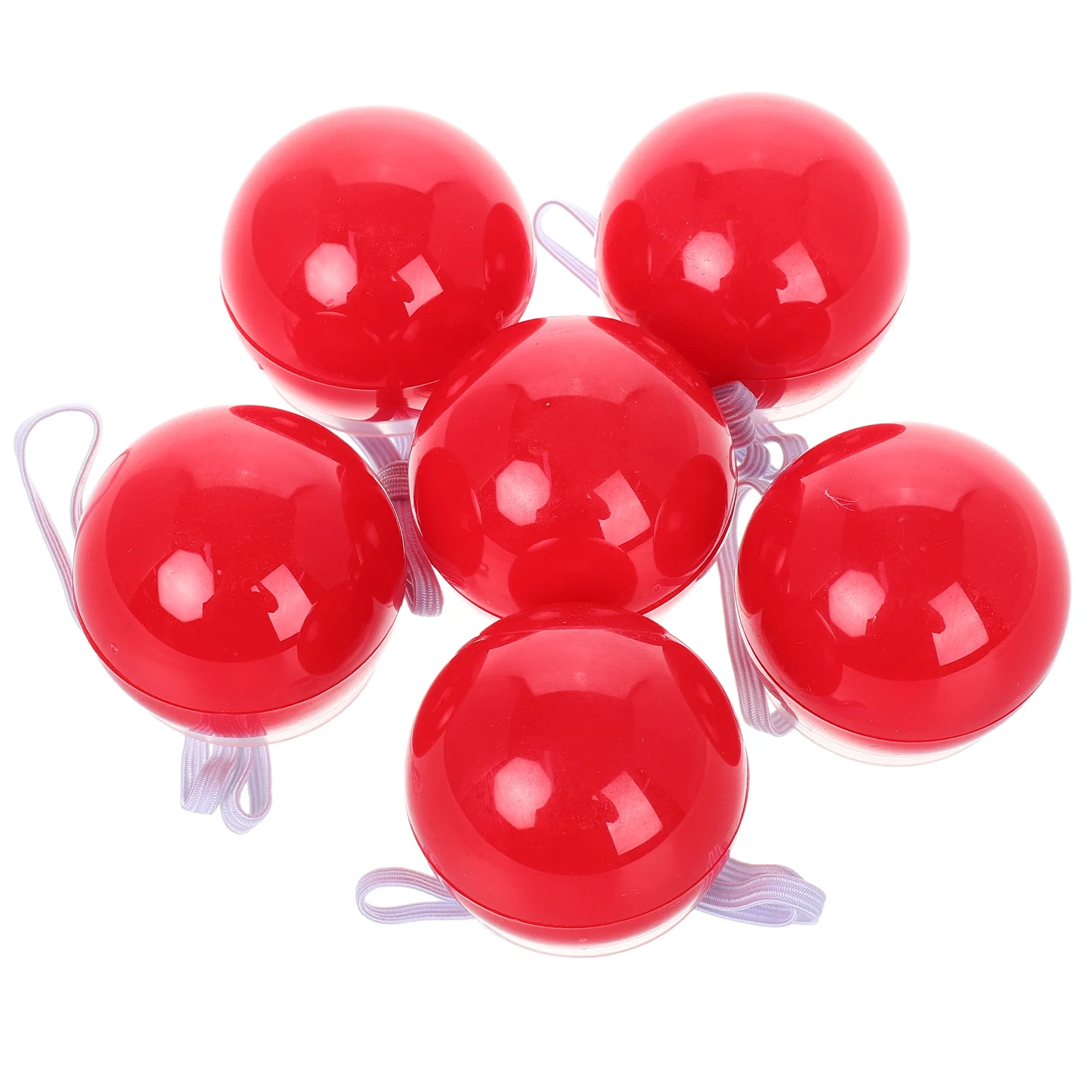 12 Pcs LED Nose Red Clown Shine Flashing Funny Party Stage Performance Props Christmas Costume