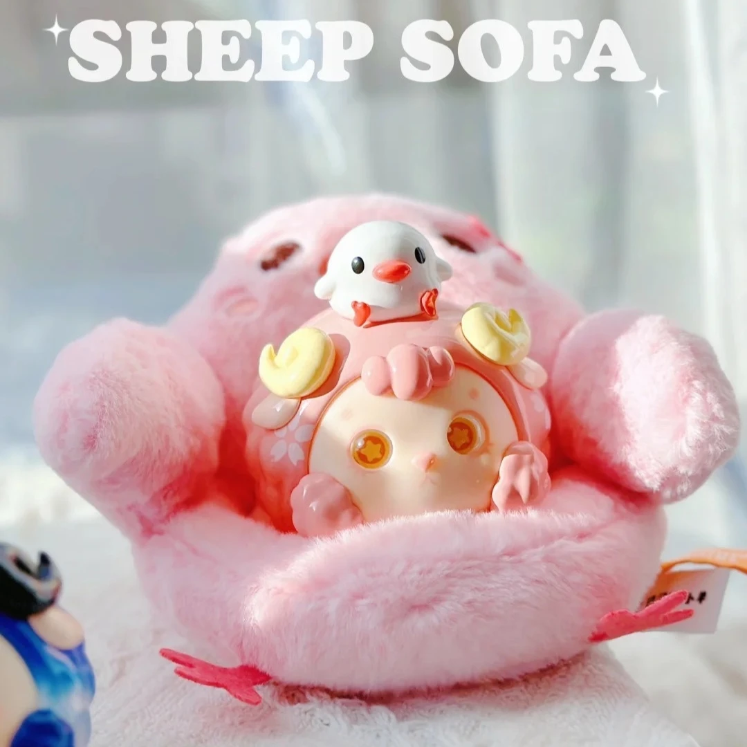 

Bafengte Little Sheep Nest Second Generation Magical Monster Surprise Blind Box Plush nest Toys mini Ornament Display Doll Gifts