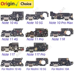 Original Dock USB Sub Ladegerät Anschluss Mikrofon platine Ladeans chluss Flex kabel für Redmi Ersatzteile For Xiaomi Redmi Note 11 11E 11R 11T 11s 12C 12 Pro Plus