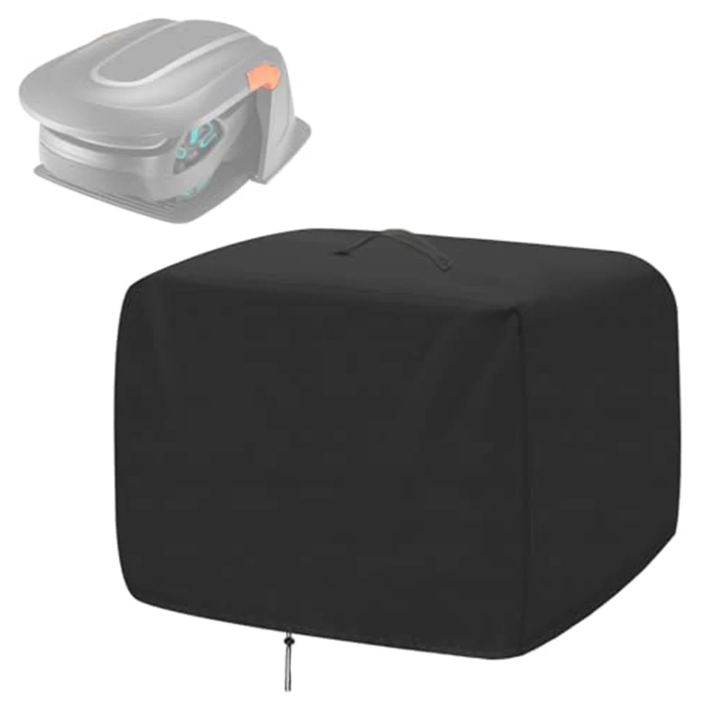 Windproof Robotic Lawnmower Cover With Drawstring  All-Weather Protection Suitable For Wireless Automatic Lawn Robot Dust Cover