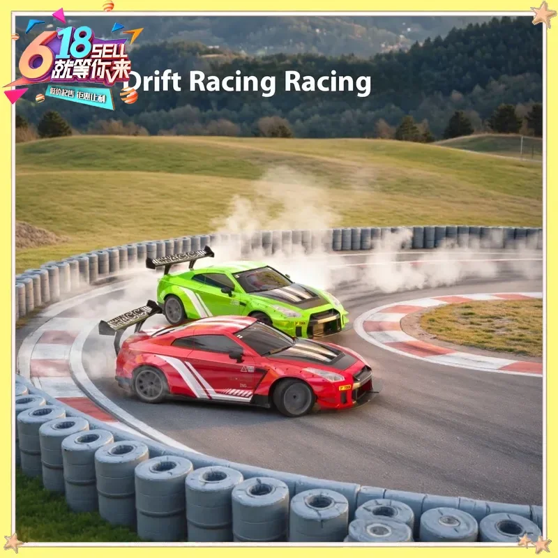 Electric Remote Control Drift Racing Car 1/20 Scale 4-Wheel Drive High-Speed Outdoor Model Toy