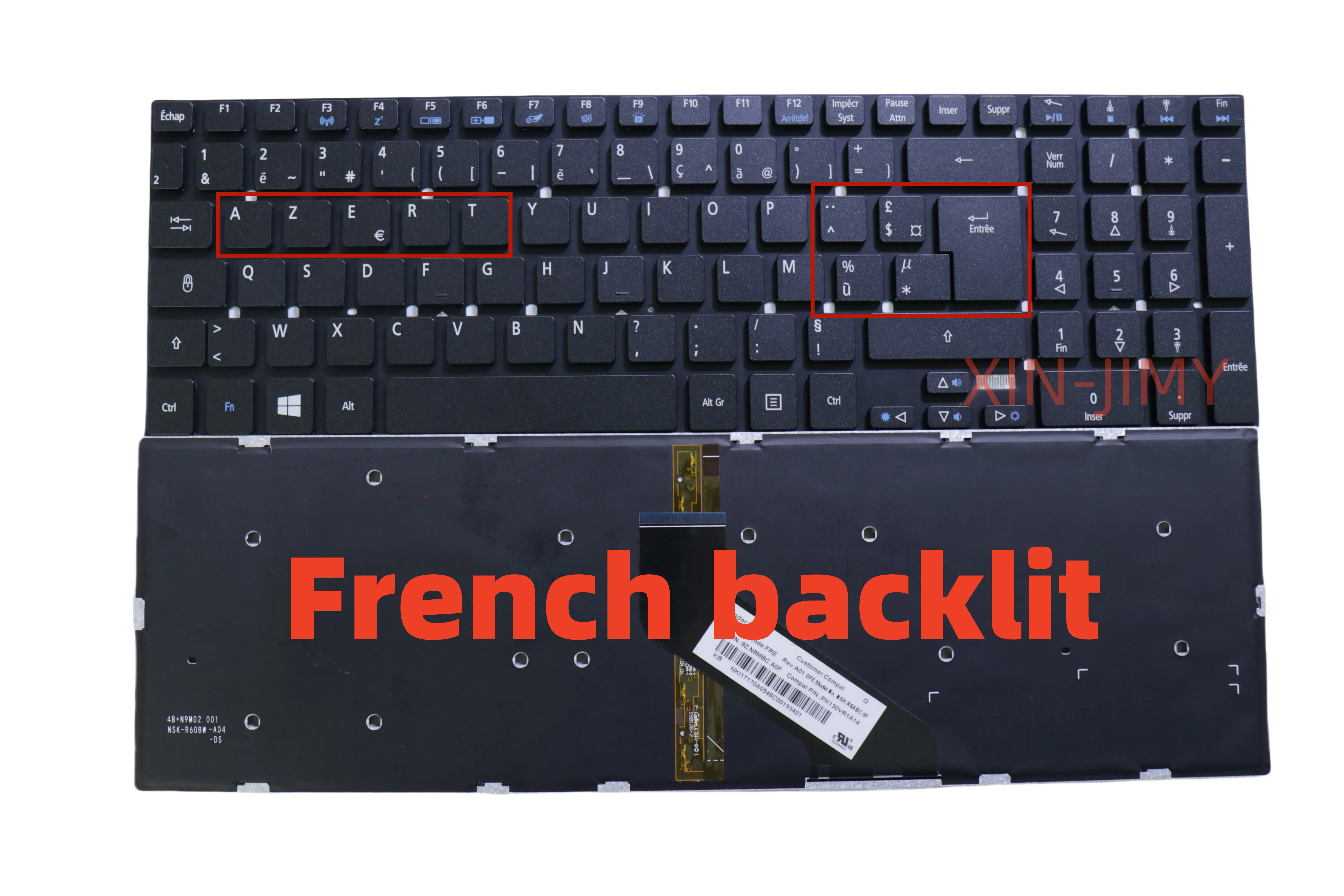 French Backlit Lapt…