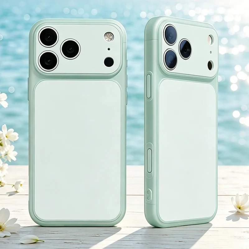 Skin Feel Matte Translucent Jelly Soft Bumper Phone Case For iPhone 17 16 15 14 13 Pro Max Camera Protection Hard PC Back Cover