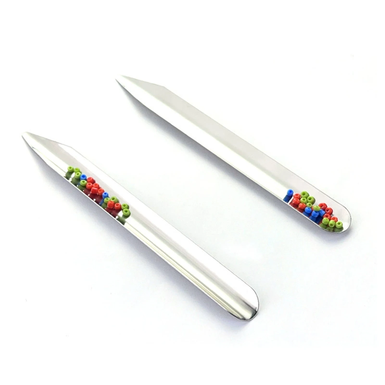 Stainless Steel Bead Scoop for Jewelry Making DIY Crafting Tool Small Pearl Shovel Stone Sorting Desktop Organizer Durable