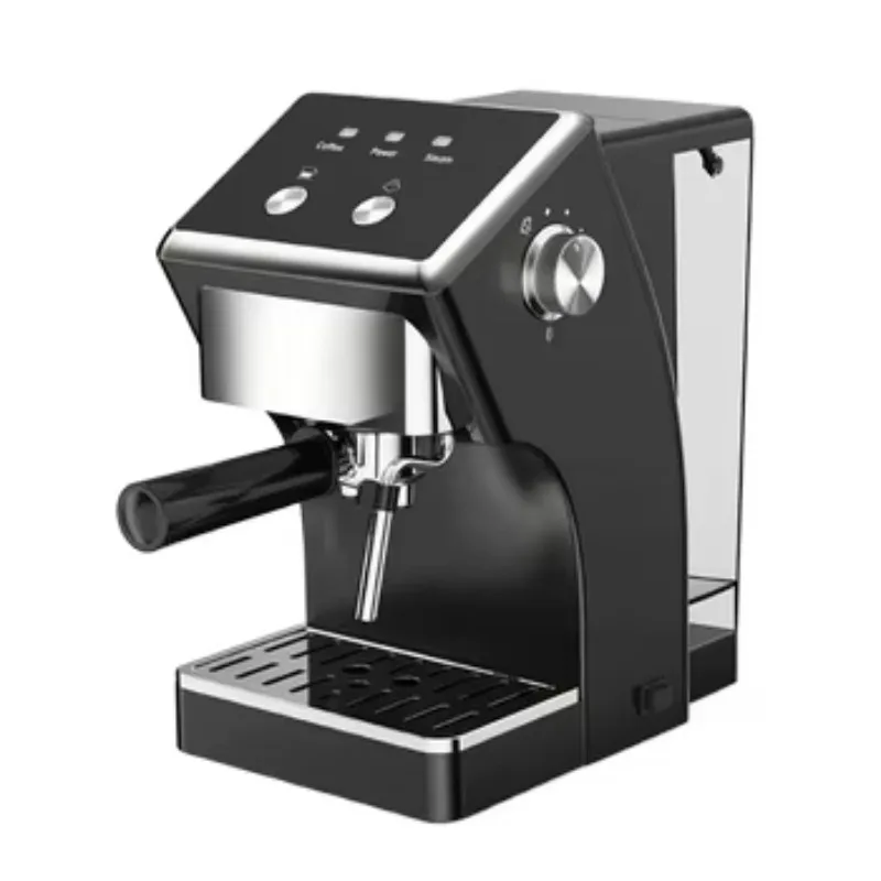 

Italian Espresso Coffee Making Machine Semi-Automatic With Mini Milk Container Electric For Household Hotel RV Use