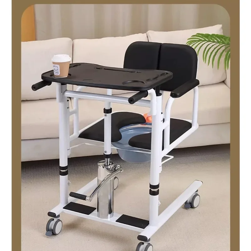 Auxiliary get up household hydraulic lift, toilet chair bed bedridden elderly lift machine