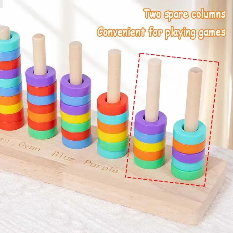 Montessori Board Game Color Sorting Logic Thinking Challenge Intellectual Clearance Interaction Education Toys