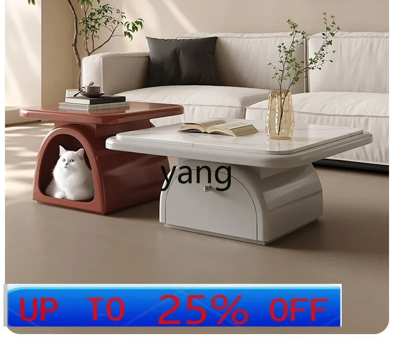 

lmm new coffee table combination modern simple living room Italian minimalist light luxury high-end home
