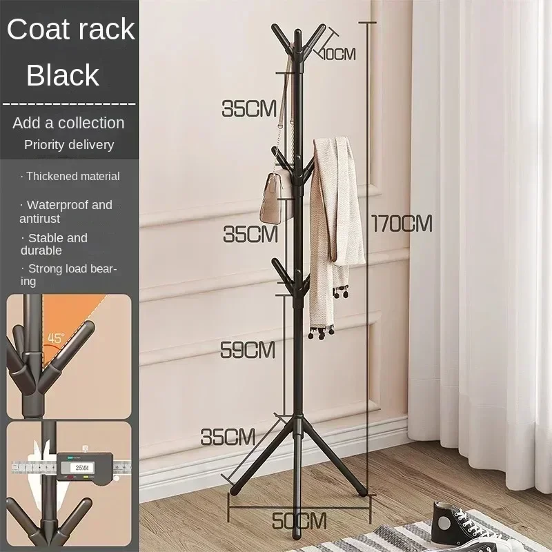 2025 Flash SaleFloor Standing Clothes Rack Tree Branch Shape Multi Hook Mobile And Convenient Coat Rack For Home Living Room Clo