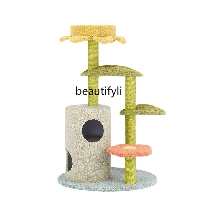 

zqFrame Cat Nest Integrated Sky Column Cat Tree Cat Climber Cat Climbing Frame Cat Climber Column Multi-Layer Climbing Frame