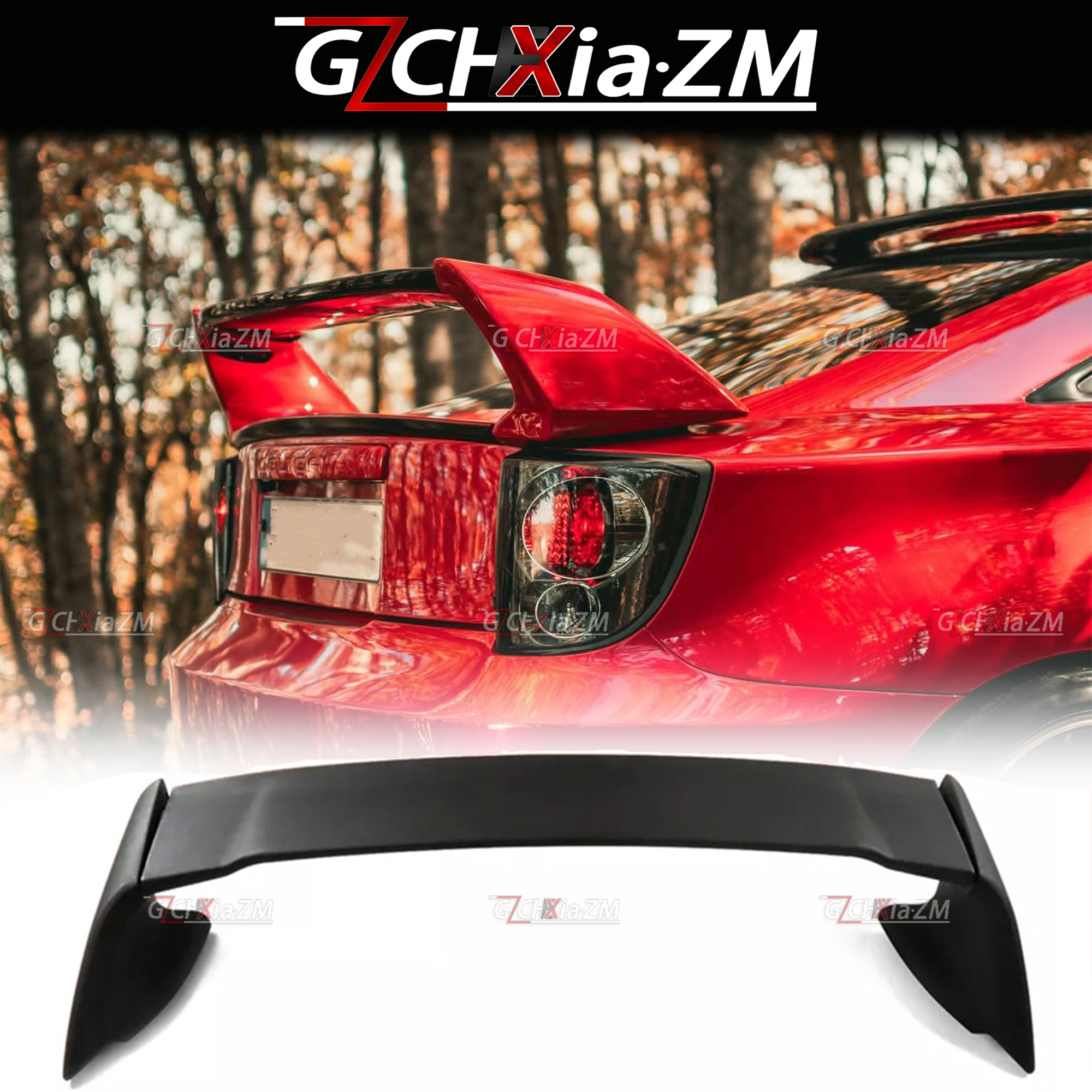 For 2000-2005 Toyota CELICA Trunk Lid Spoiler VVT High-Quality ABS Material GT Style Rear Diffuser Spoiler Body Dynamics Kit view 6