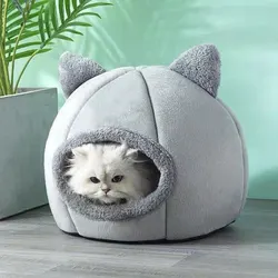 Deep Sleep Comfort In Winter Cat Bed Iittle Mat Basket Small Dog House Products Pets Tent Cozy Cave Nest Indoor Cama Gato