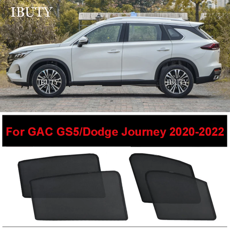 

For Trumpchi GAC GS5 Dodge Journey 2020 2021 2022 Car Mesh Sun Shade Side Window Curtains Sun Visor Sunscreen UV Heat Insulation