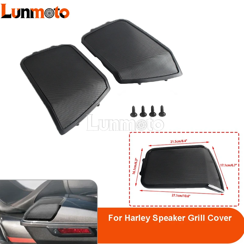 

For Harley Touring Road King Street Electra Road Glide Classic FLHS FLHRC FLHR 1994-2013 Motorcycle Touring Saddlebags Mesh ABS