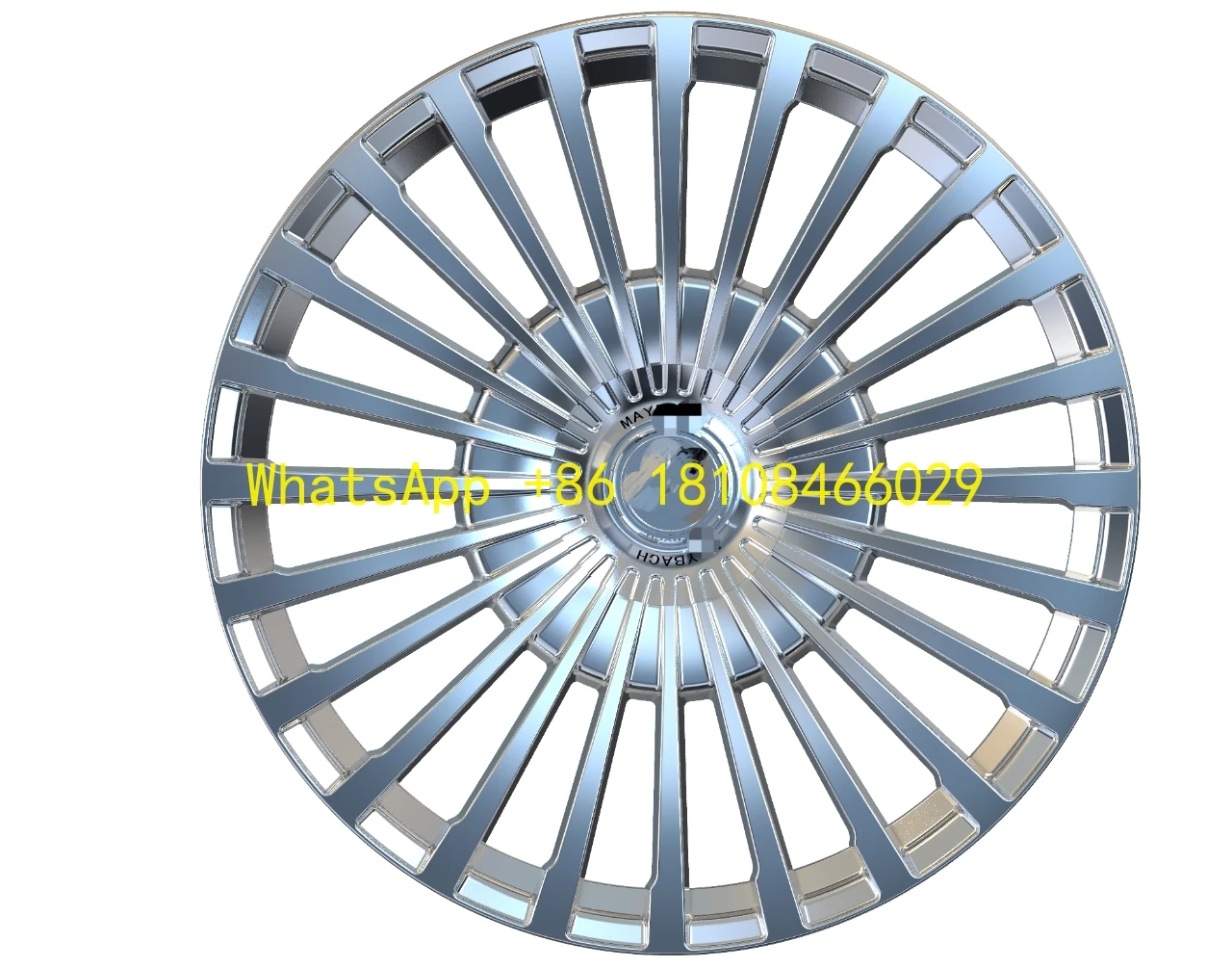 Custom Forged Aluminum Alloy Wheels Multi-Spoke Design Polished Silver 17-21inch for Retrofit/Upgrade Compatible A45 CLA45 C63s