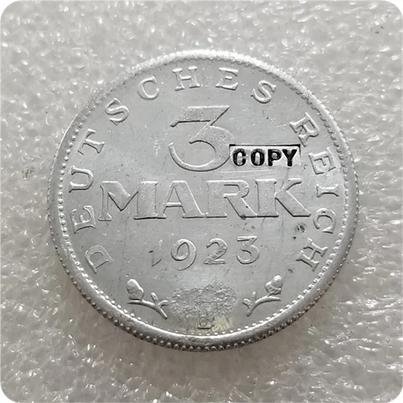 1922-1923(Aluminum)Germany 3 mark  COPY COIN Challenge Pocket Coins Christmas Gifts