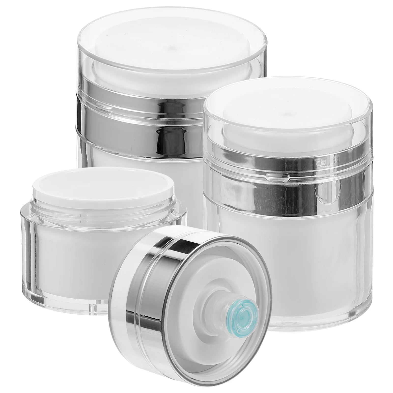 3Pcs Sunscreen Isolation Cream Bottle Lotion Pump Dispenser Thick Empty Bottles Travel Containers Skincare Sub Bottle Leakproof