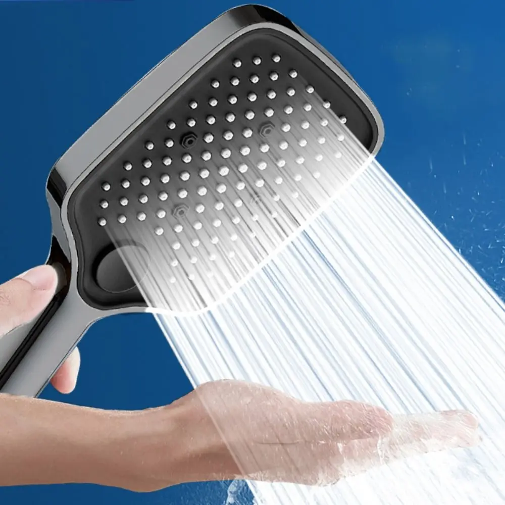 

Прямоугольная большая панель, насадка для душа под давлением, ручная 3-режимная насадка для душа в ванной комнате, прочный набор для тропического душа, парикмахерская