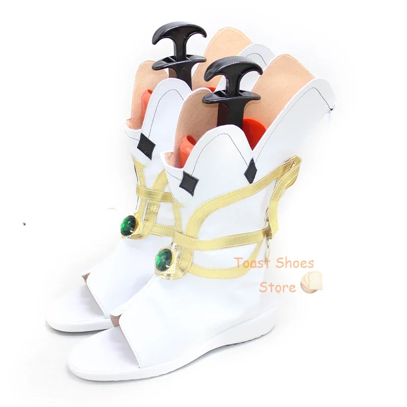 Genshinimpact Nahida Cosplay sapatos, Comic Anime Game Role Play, Traje Cosplay Halloween, Prop sapatos