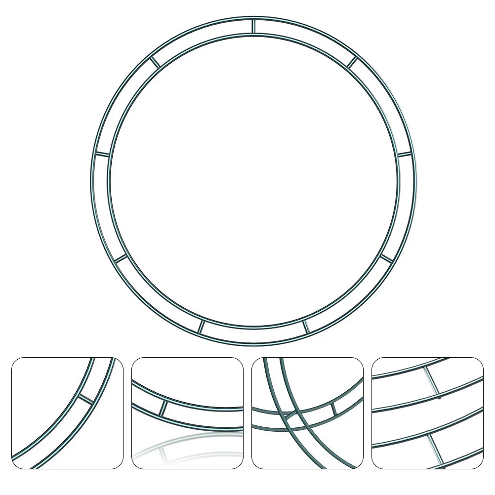 

Garland Hoop Ring Christmas Wreath DIY Decor Accessory Loop Iron Frame Base Round Baby Home